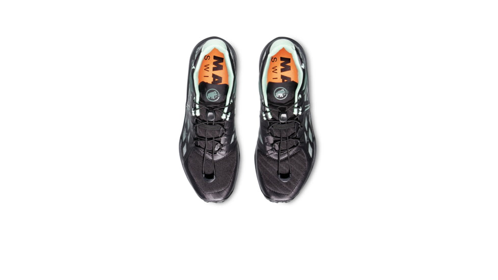 Mammut Sertig TR Low GTX Trail Running Shoes - Womens, Black-Dark Jade, US 8.5, 3030-05010-00705-1070