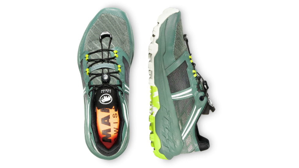 Mammut Sertig TR Low Running Shoe - Women's, Dark Jade/White, 7UK/8.5US, 3030-04950-40247-1070