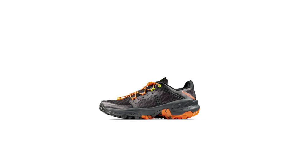 Mammut Sertig TR Low Running Shoes - Mens, Black-Dark Tangerine, US 13.5, 3030-04940-00698-1550