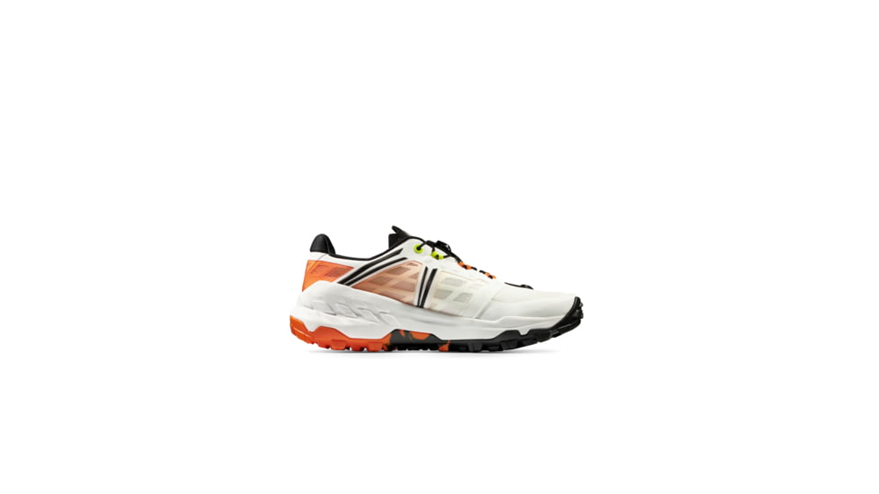 Mammut Sertig TR Low Running Shoes - Womens, White-Dark Tangerine, US 8.5, 3030-04950-00727-1070