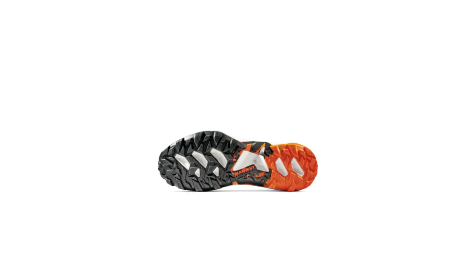 Mammut Sertig TR Low Running Shoes - Womens, White-Dark Tangerine, US 8.5, 3030-04950-00727-1070