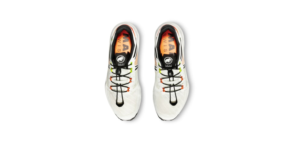 Mammut Sertig TR Low Running Shoes - Womens, White-Dark Tangerine, US 8.5, 3030-04950-00727-1070