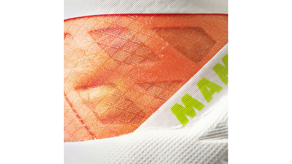 Mammut Sertig TR Low Running Shoes - Womens, White-Dark Tangerine, US 8.5, 3030-04950-00727-1070