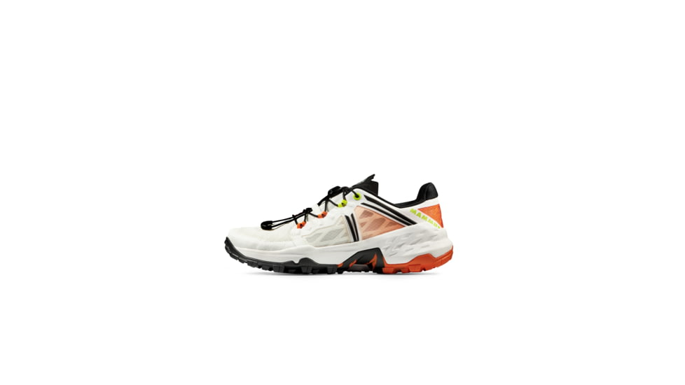 Mammut Sertig TR Low Running Shoes - Womens, White-Dark Tangerine, US 8.5, 3030-04950-00727-1070