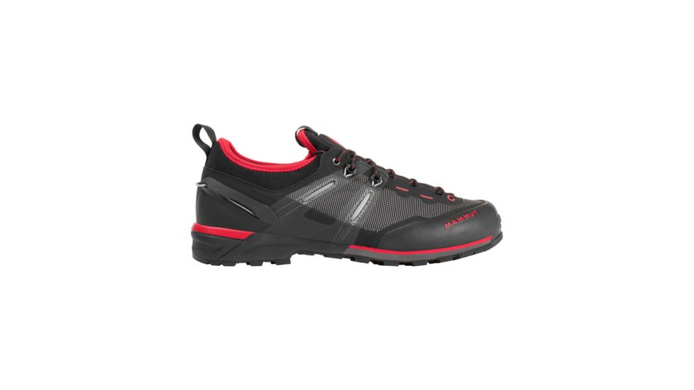Mammut SHED, Alnasca Knit Low Hiking Shoe - Mens, Black/Magma, 9.5 US, 3020-06050-00093-1085-DEMO