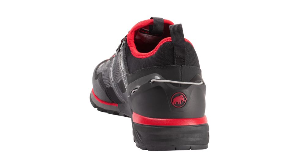 Mammut SHED, Alnasca Knit Low Hiking Shoe - Mens, Black/Magma, 9.5 US, 3020-06050-00093-1085-DEMO
