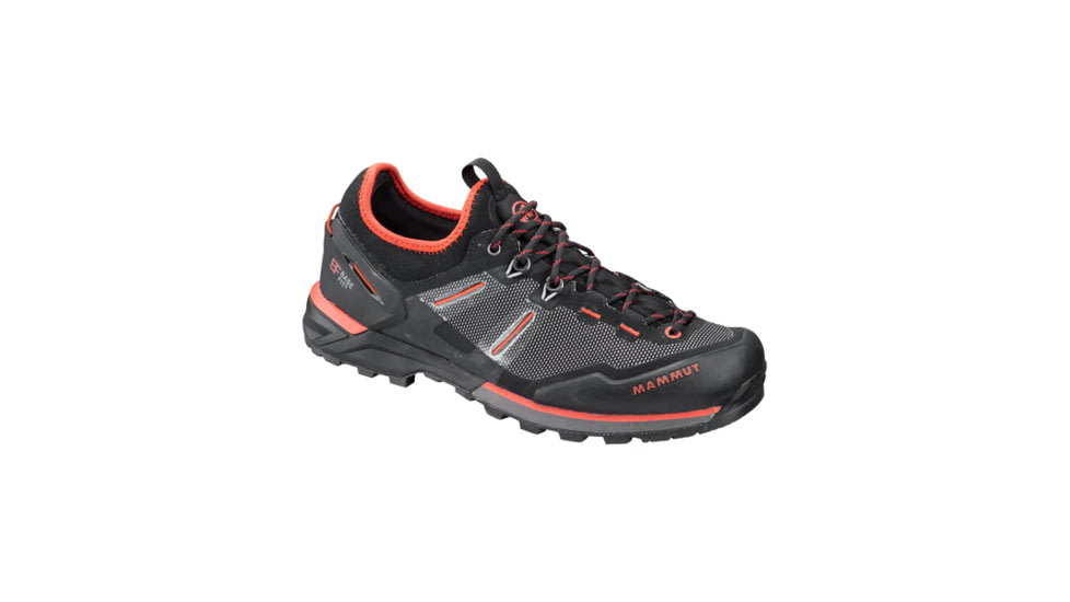 Mammut Alnasca Knit Low Boot - Women's, Black/Dark Barberry, 6.5, 3020-06060-00092-1050