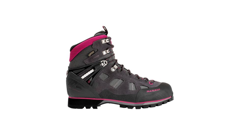 Mammut SHED, Ayako High GTX Mountaineering Boot - Womens, Dark Titanium/Dark Pink, 8 US, 3020-05440-1055-DEMO