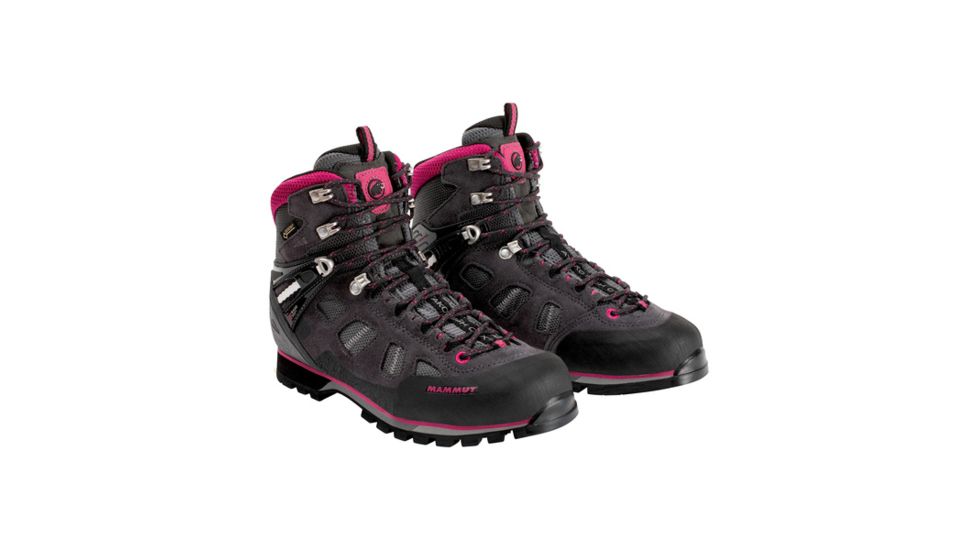 Mammut SHED, Ayako High GTX Mountaineering Boot - Womens, Dark Titanium/Dark Pink, 8 US, 3020-05440-1055-DEMO