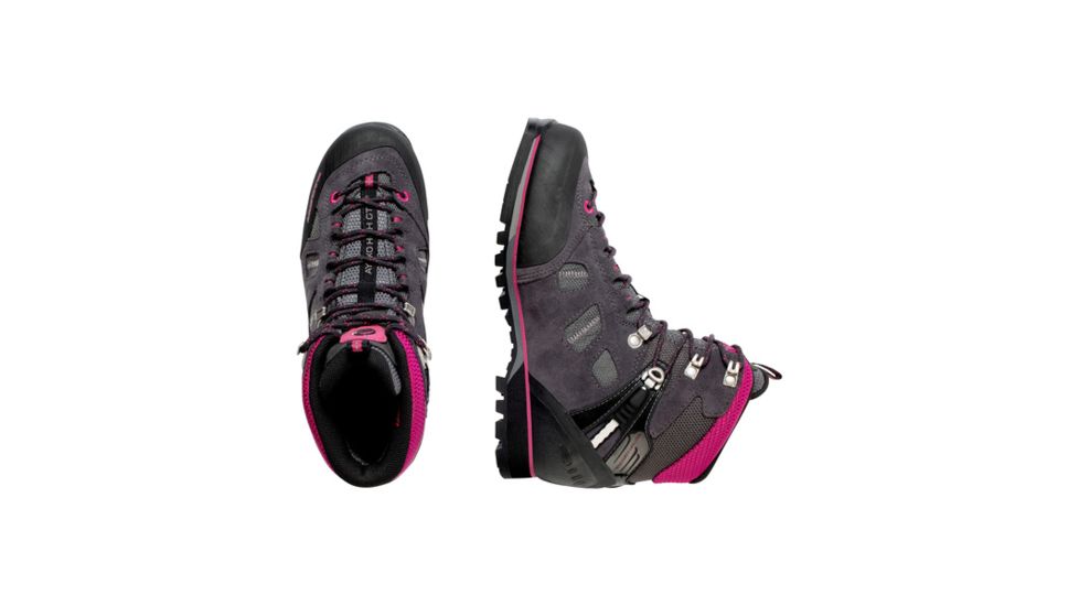 Mammut SHED, Ayako High GTX Mountaineering Boot - Womens, Dark Titanium/Dark Pink, 8 US, 3020-05440-1055-DEMO