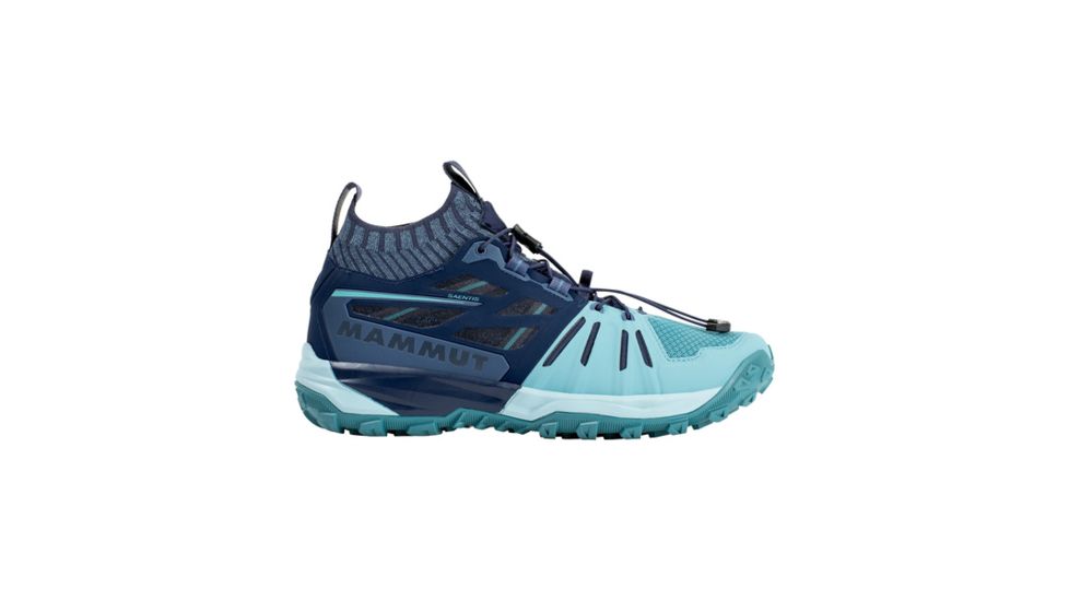 Mammut SHED, Saentis Knit Low Running Shoe - Womens, Waters/Peacoat, 7 US, 3030-03400-50148-1055-DEMO