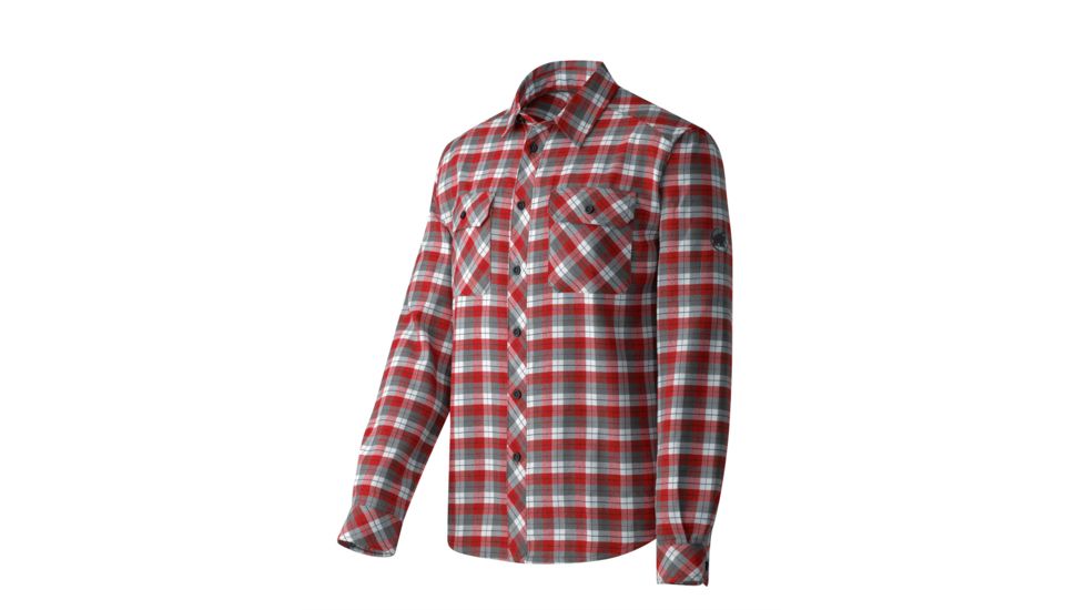 Mammut Shepody Shirt Long - Men's-Smoke-Small