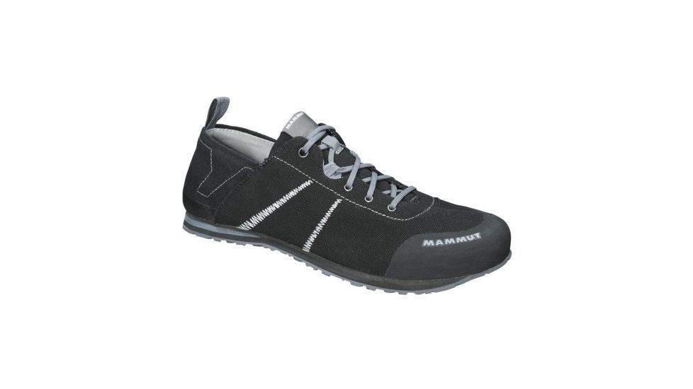 Mammut Sloper Low Canvas Approach Shoe - Men's-Black/Grey-Medium-10