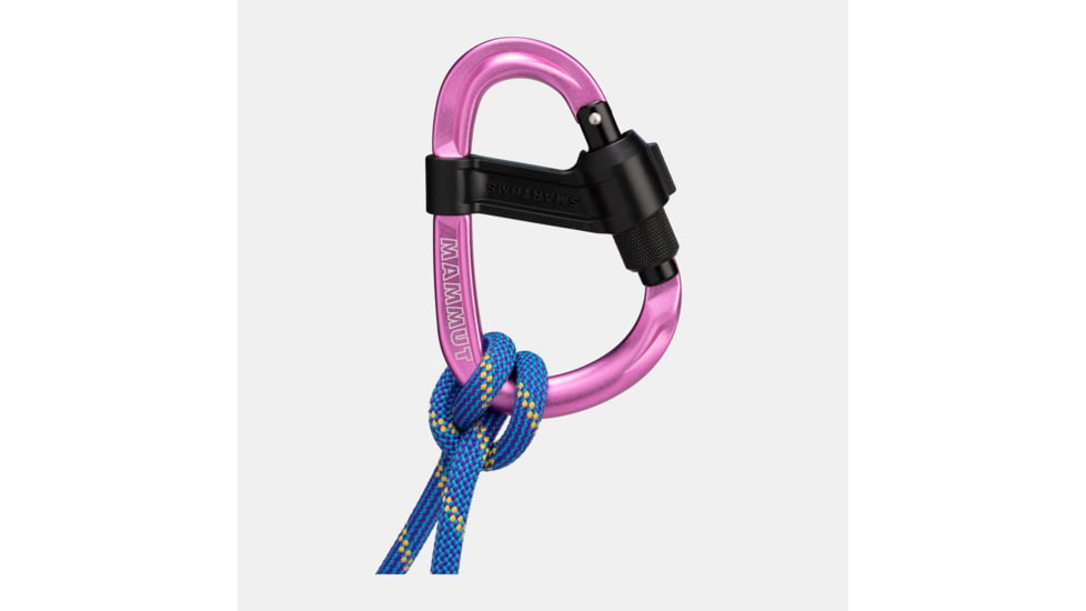Mammut Smart HMS 2.0 Screwgate Carabiner, Pink, One Size, 2040-02550-15274-1