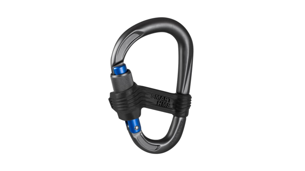 Mammut Smart HMS Carabiner, Screw Gate, Phantom, One Size, 2040-02240-15203-1