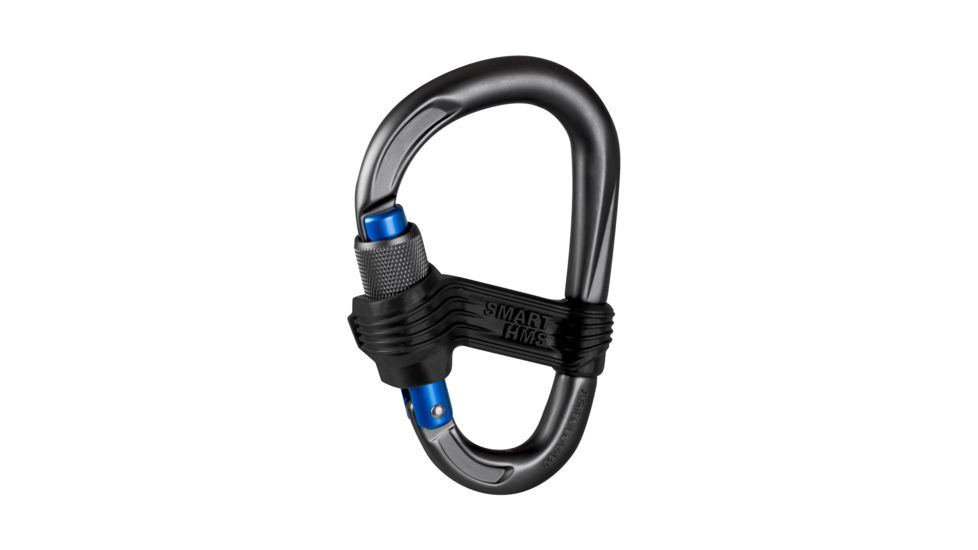 Mammut Smart HMS Screw Gate Carabiner, Phantom, 2040-02241-15203-1