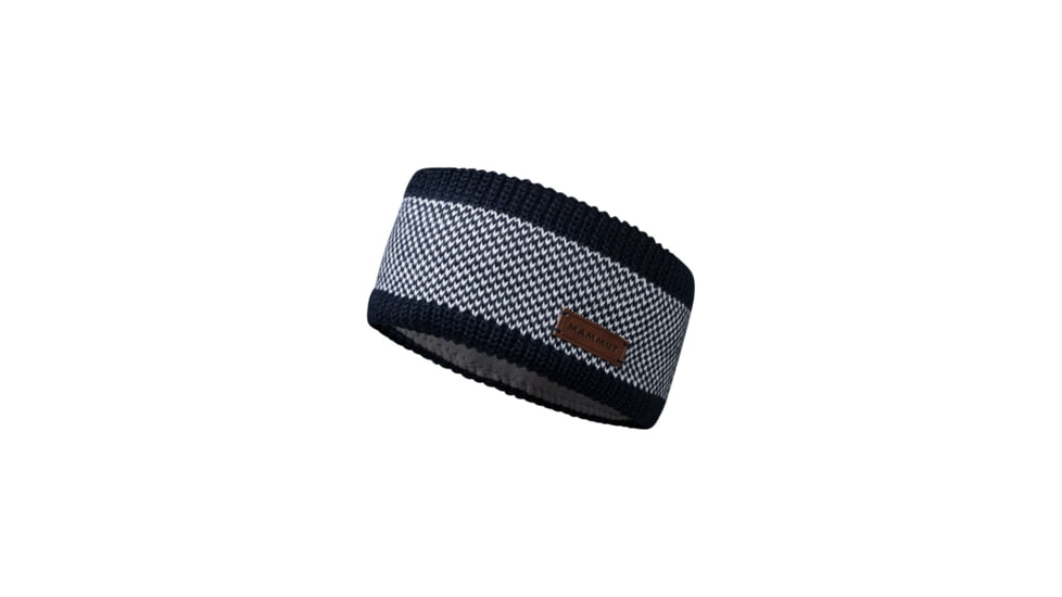 Mammut Snow Headband, Marine/White, One Size, 1191-01420-5899-1