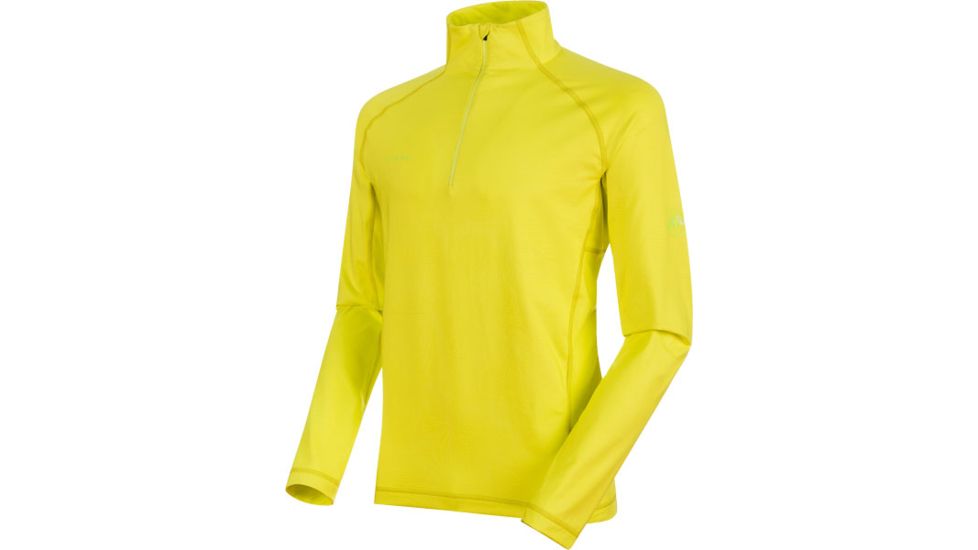 Mammut Snow Midlayer Half Zip Pull - Mens, Canary, Small, 1010-21950-1227-113