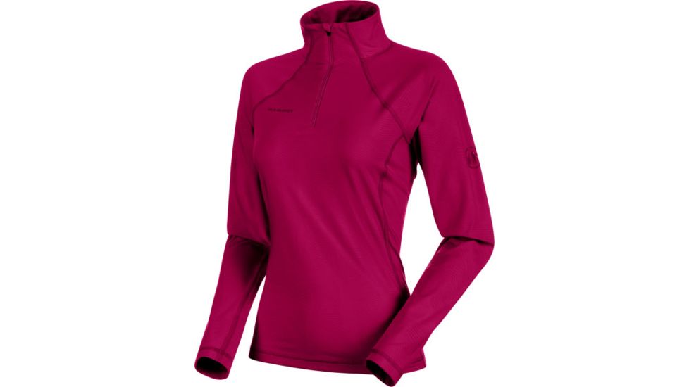 Mammut Snow Midlayer Half Zip Pull - Womens, Beet, Extra Large, 1010-21960-3490-116