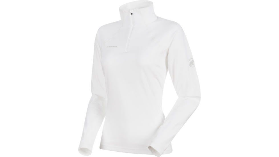 Mammut Snow Midlayer Half Zip Pull - Womens, White, Extra Large, 1010-21960-0243-116