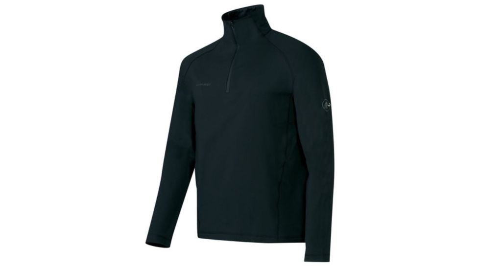 Mammut Snow ML Half Zip Pull Sweater, Black, Extra Large, 1010-21950-0001-116