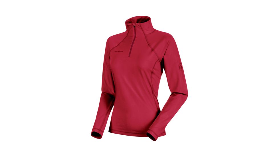 Mammut Snow ML Half Zip Pull - Womens, Beet, S, 1010-21960-3490-113