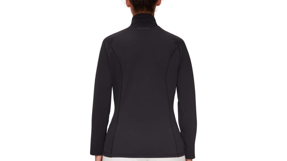 Mammut Snow ML Half Zip Pull - Womens, Black, Small, 1014-02410-0001-113