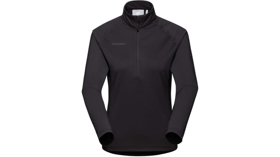 Mammut Snow ML Half Zip Pull - Womens, Black, Small, 1014-02410-0001-113