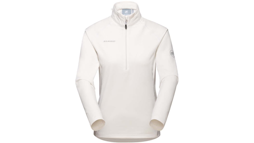 Mammut Snow ML Half Zip Pull - Womens, Bright White, Large, 1014-02410-00229-115
