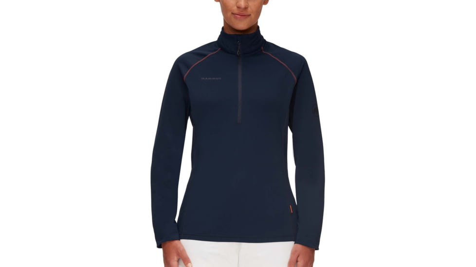 Mammut Snow ML Half Zip Pull - Womens, Marine, Medium, 1014-02410-5118-114