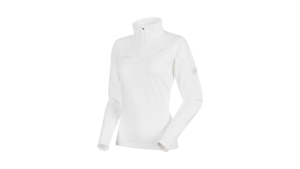 Mammut Snow ML Half Zip Pull - Womens, White, S, 1010-21960-0243-113