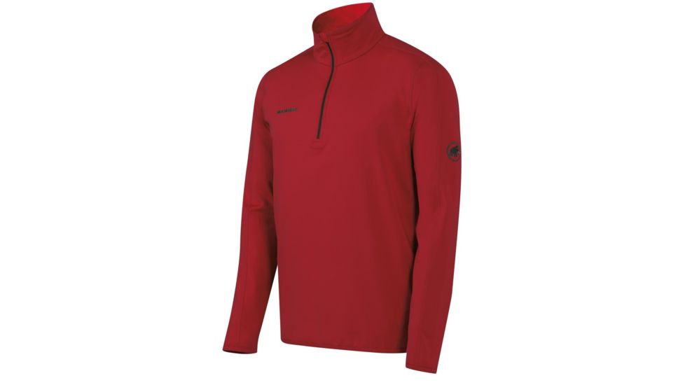 Mammut Snow Zip Longsleeve - Mens-Inferno-Medium