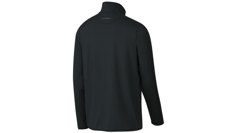 Mammut Snow Zip Longsleeve - Mens-Black/Black-X-Large