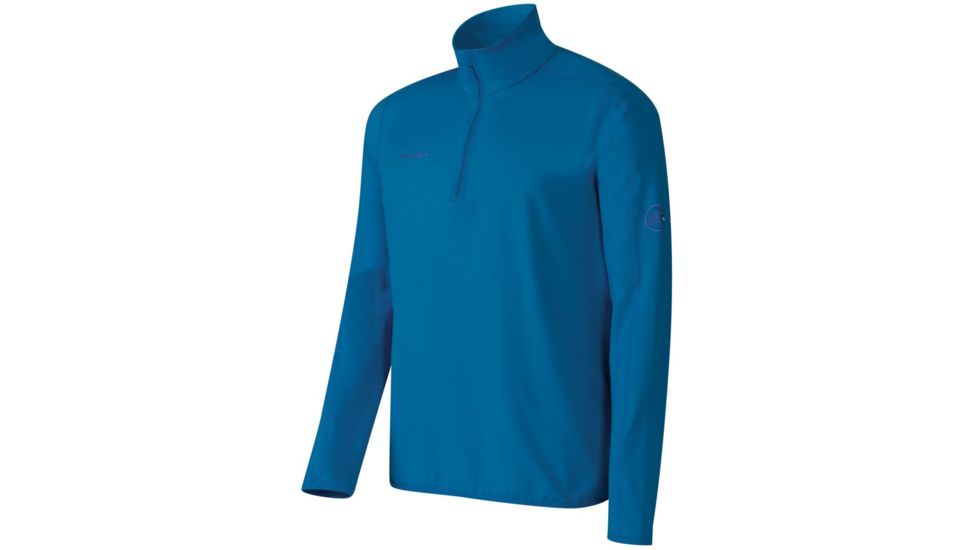 Snow Zip Longsleeve - Mens-Dark Cyan-XX-Large