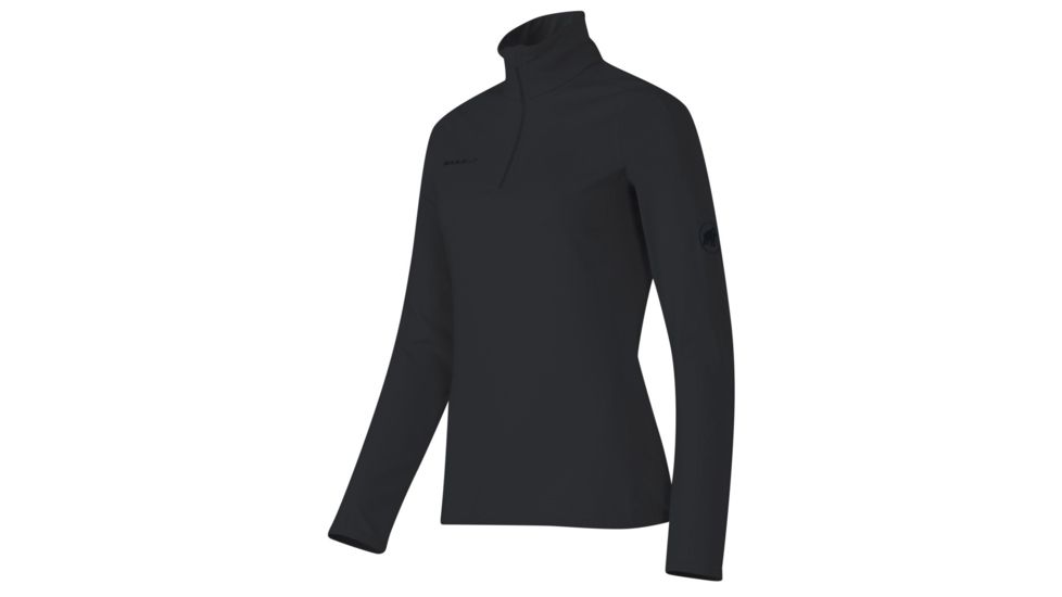 Mammut Snow Zip Longsleeve - Womens-Black-Large