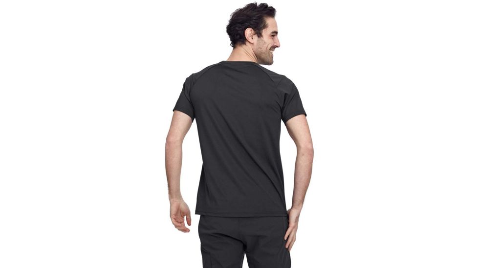 Mammut Splide Logo T-Shirt - Mens, Black, Extra Large, 1017-00222-0001-116