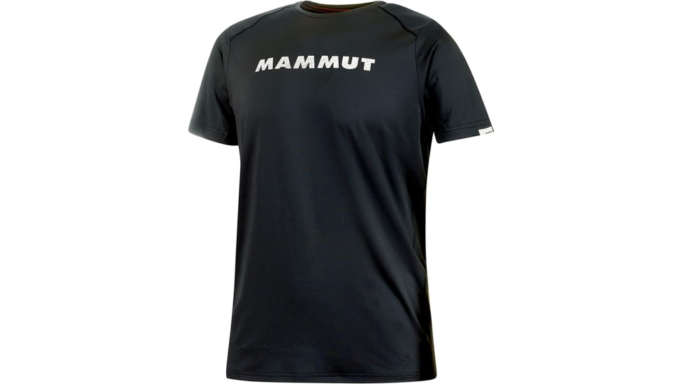 Mammut Splide Logo T-Shirt - Mens, Black Mlange/Black, 2XL, 1017-00221-0001-117