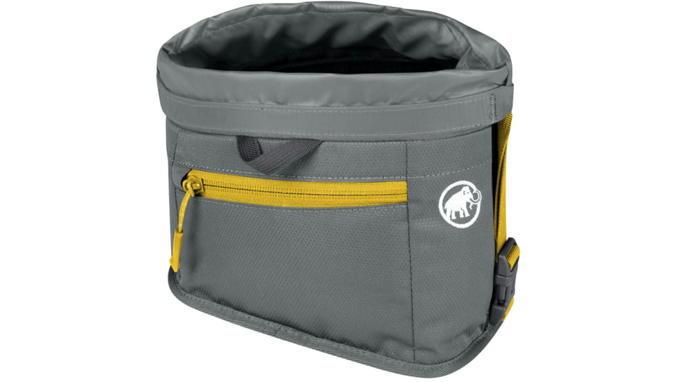 Mammut Stitch Boulder Chalk Bag-Iron/Yellowstone