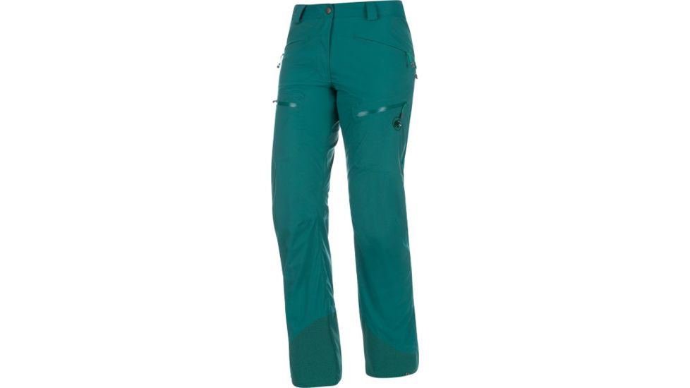 Mammut Stoney Hardshell Pants - Womens, Teal, US 8, 1020-09142-7094-38-10