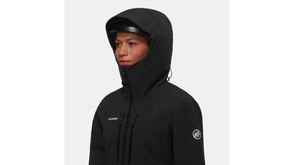 Mammut Stoney HS Hooded Jacket - Womens, Black, Medium, 1010-31050-0001-114