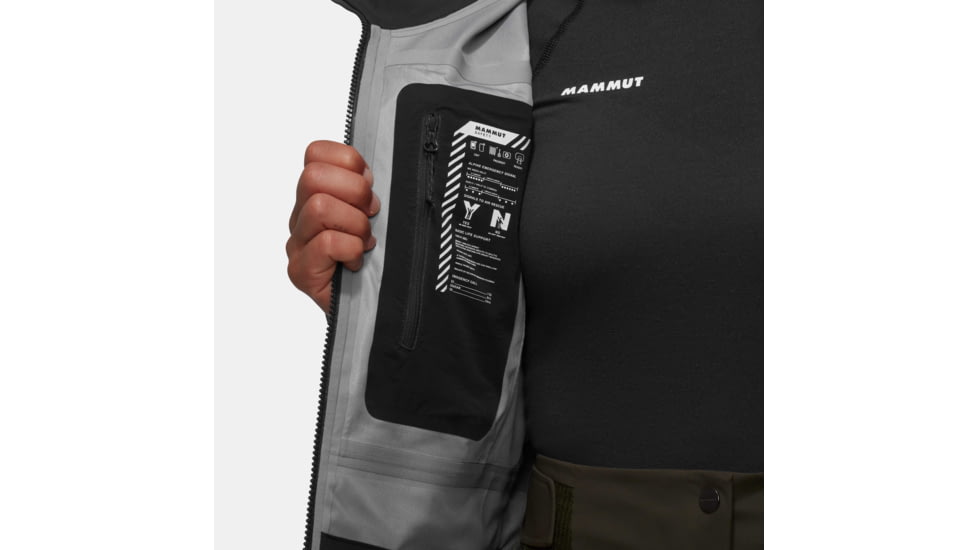 Mammut Stoney HS Hooded Jacket - Womens, Black, Medium, 1010-31050-0001-114