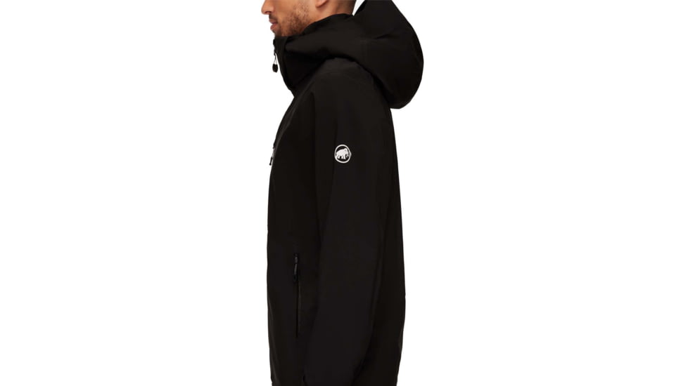 Mammut Stoney HS Jacket - Mens, Black/White, Medium, 1010-29510-0047-114