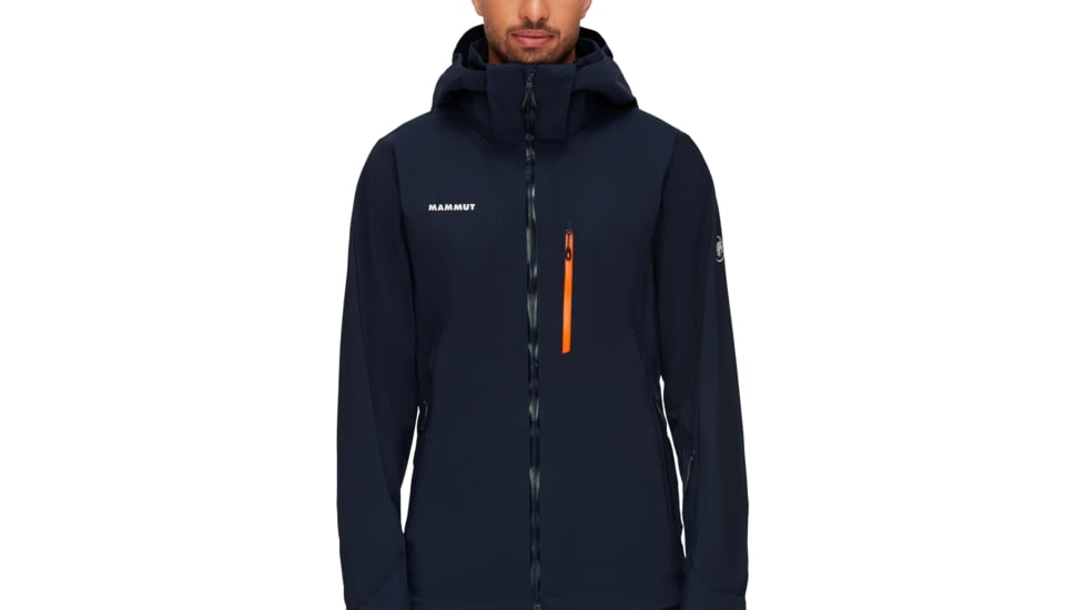 Mammut Stoney HS Jacket - Mens, Marine/Vibrant Orange, Large, 1010-29510-50512-115