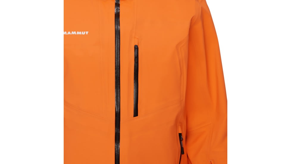Mammut Stoney HS Jacket - Mens, Tangerine/Black, Medium, 1010-29510-2260-114