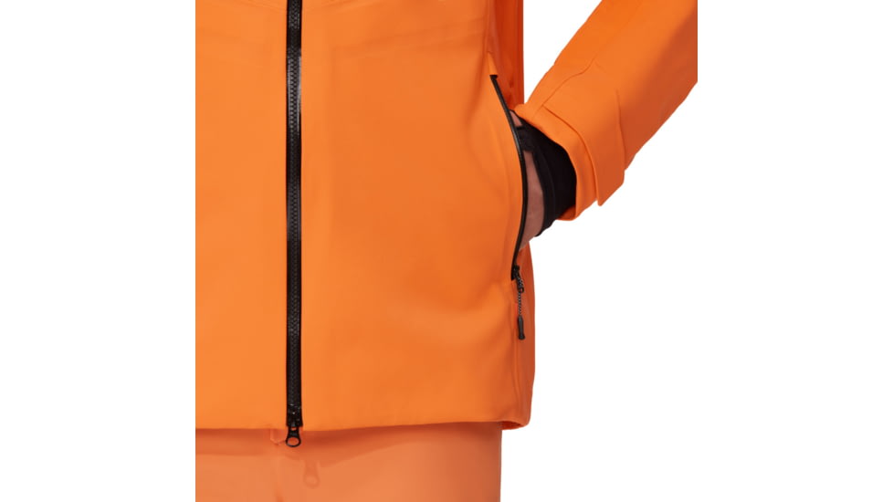 Mammut Stoney HS Jacket - Mens, Tangerine/Black, Medium, 1010-29510-2260-114