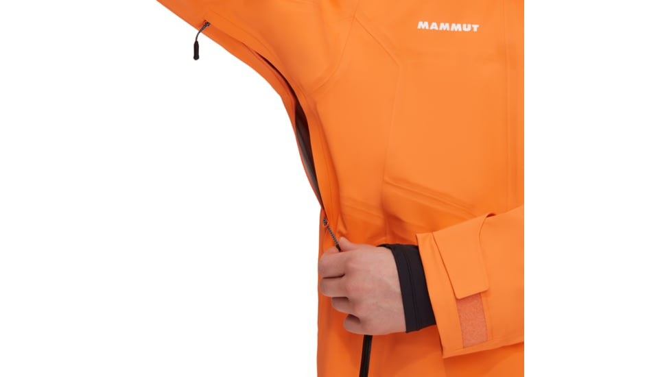 Mammut Stoney HS Jacket - Mens, Tangerine/Black, Medium, 1010-29510-2260-114
