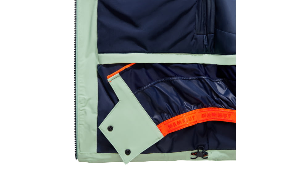 Mammut Stoney HS Thermo Jacket - Womens, Neo Mint/Marine, Small, 1010-28180-40253-113