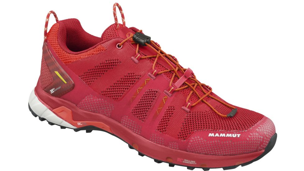 Mammut T Aegility Low Backpacking Shoe - Men's-Inferno/Dark Orange-Medium-11