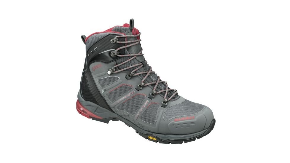 Mammut T Aenergy High GTX Trail Runnung Shoes - Men's, Graphite-Lava, US 10.5, 3020-05570-0963-1095