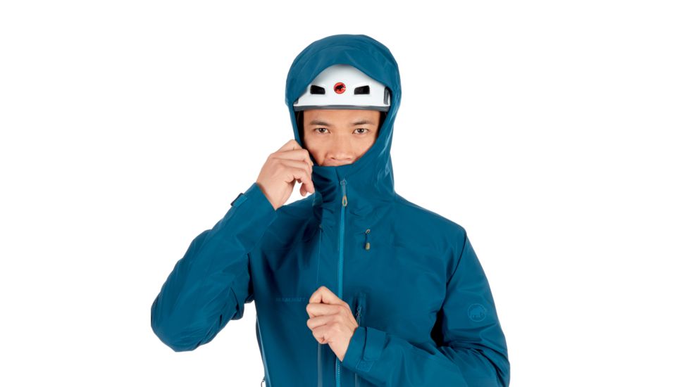Mammut Teton HS Hooded Jacket - Mens, Poseidon, Small, 1010-26970-50134-113